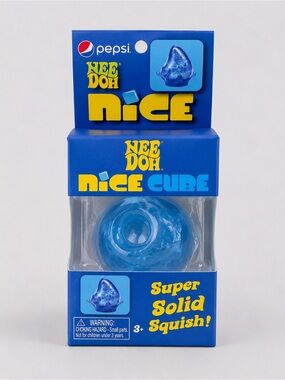 Pepsi Nice Cube Super Solid Squish – Blue Sensory Fidget Toy